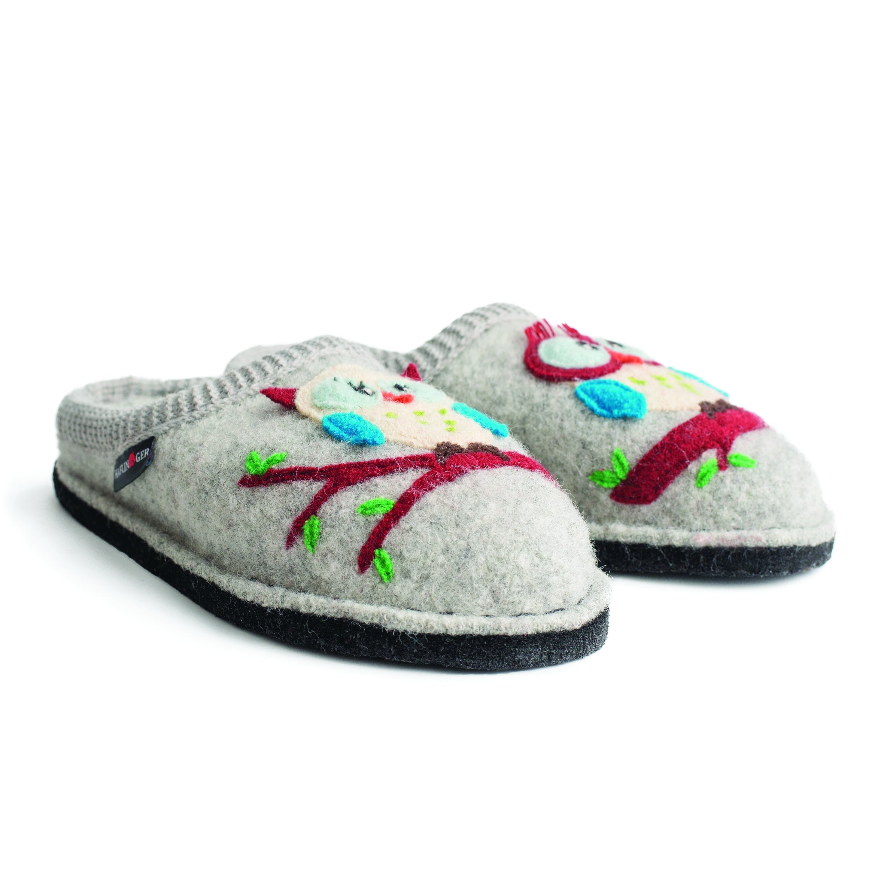 Haflinger owl sales slippers